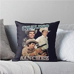 Chalino Sánchez 90s Rapper Throw Pillow