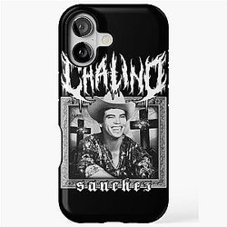 Chalino Sanchez Dark Metal Lettering iPhone Case