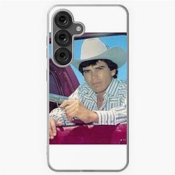 Chalino Sanchez holding Samsung Galaxy Case