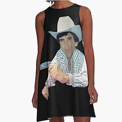 Chalino Sanchez A-Line Dress