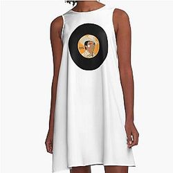 Chalino Sánchez Vinyl Record Dress