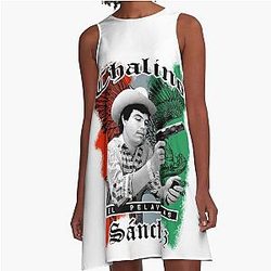 Chalino Sanchez Vintage Hiphop A-Line Dress