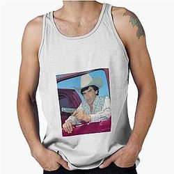 Chalino Sanchez holding a Tank Top