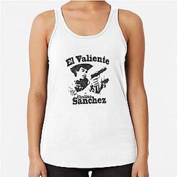 Chalino Sanchez El Valiente Racerback Tank Top