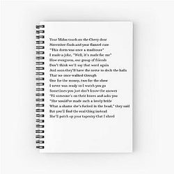 Champagne Problems Bridge Spiral Notebook