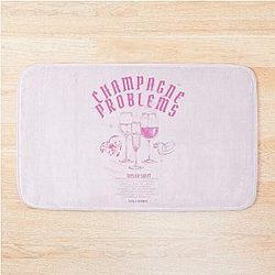 Champagne Problems Taylor Swift Bath Mat