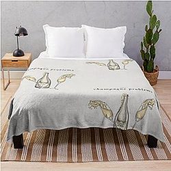 Champagne Problems Taylor Swift Throw Blanket