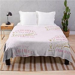 Champagne Problems Taylor Swift Throw Blanket