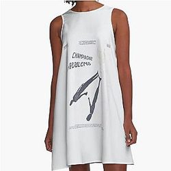 Champagne Problems Taylor Swift A-Line Dress