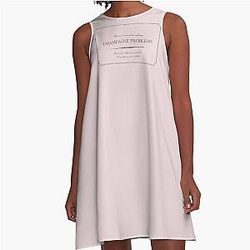 Champagne problems Taylor swift A-Line Dress