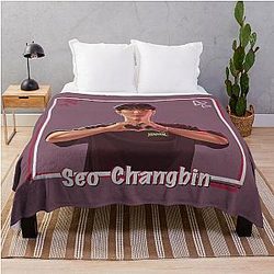 Stray Kids Seo Changbin Hand Heart Throw Blanket