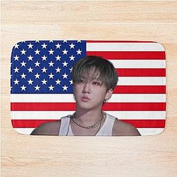 Seo Changbin American Flag Bath Mat