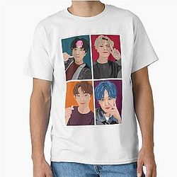 The 99 Line Classic T-Shirt Changbin Wooyoung Dino and Yeonjun