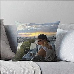 Felix Stray Kids World Tour dominATE TEASER IMAGE bang chan lee know changbin han hyunjin seungmin Throw Pillow