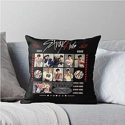 Stray Kids concert tour kpop boy group bang chan lee know changbin han seungmin jeongin throw pillow