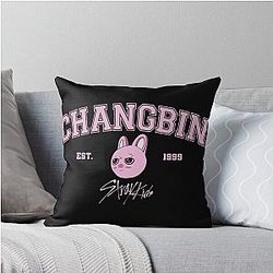 Chang Bin Cute Member Throw Pillow