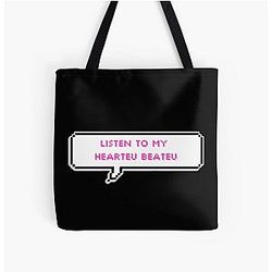 Listen to my heartbeat - Changbin - Stray Kids All Over Print Tote Bag