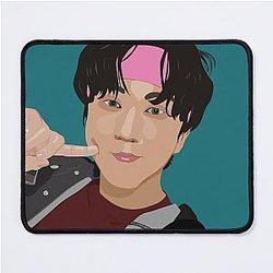 Stray Kids' Changbin Token Pokes Cheek Mouse Pad