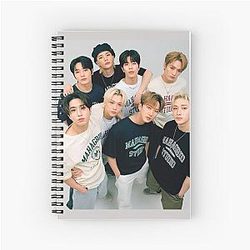 Stray Kids K-pop boy group Bang Chan Lee Know Changbin Hyunjin Han Felix Seungmin Jisin Spiral Notebook