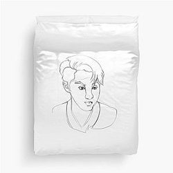 Shocked Changbin Duvet Cover