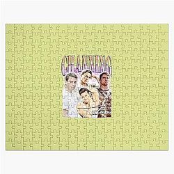 Channing Tatum Retro Collage By Merch Limited Edition Perfect Gift For You and Friends Jigsaw Puzzle