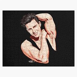 Channing Tatum - An illustration by Paul Cemmick Jigsaw Puzzle