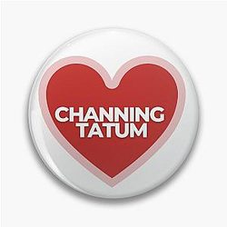 I Heart Channing Tatum Pin