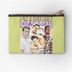 Channing Tatum Retro Collage By Merch Limited Edition Perfect Gift For You And Friends Zipper Pouch