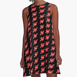 In Love with Channing Tatum A Line Dress