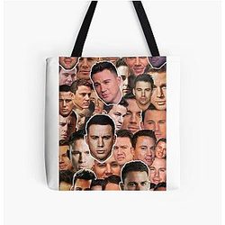 Channing Tatum All-Over Print Tote Bag