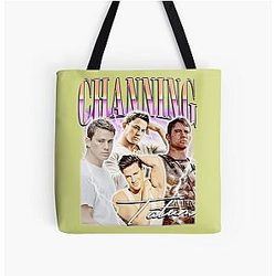 Channing Tatum Retro Collage By Merch Limited Edition Perfect Gift For You and Friends Tote Bag