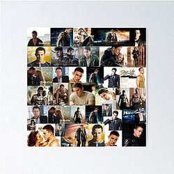 Channing Tatum Photo Collage Poster