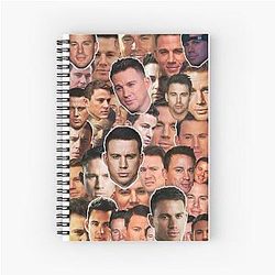 Channing Tatum Spiral Notebook