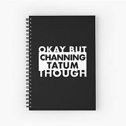 Channing Tatum Spiral Notebook