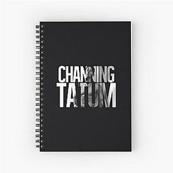 Channing Tatum Spiral Notebook