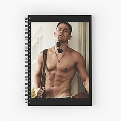Channing Tatum Spiral Notebook
