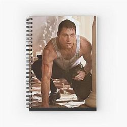 Channing Tatum Spiral Notebook