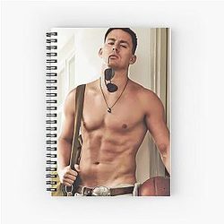 Channing Tatum Shirtless Notebook