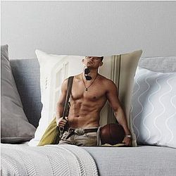 Channing Tatum Throw Pillow
