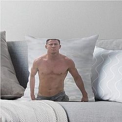 Channing Tatum Throw Pillow