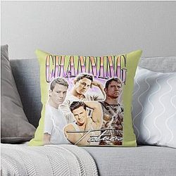 Channing Tatum Retro Limited Edition Throw Pillow
