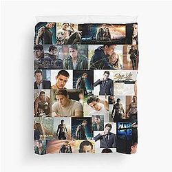 Channing Tatum Seamless Photo Collage Duvet Cover