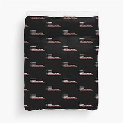 Mentally Dating Channing Tatum White Duvet Cover