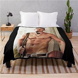 Channing Tatum Shirtless Throw Blanket