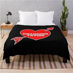 In Love With Channing Tatum Throw Blanket