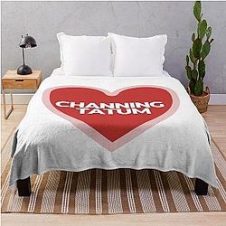 I Heart Channing Tatum Throw Blanket