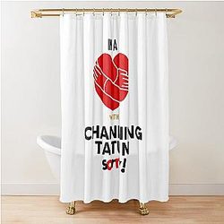 In a Relationship with Channing Tatum Shower Curtain