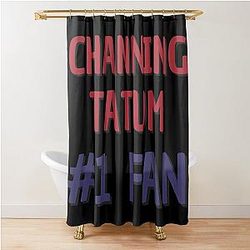 Channing Tatum Fan Shower Curtain