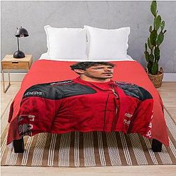 Charles Leclerc Scuderia Ferrari F1 Sweaty Throw Blanket