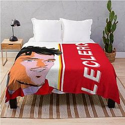 Charles Leclerc CL16 Ferrari Formula One 2024 iPad case and throw pillows for F1 fans